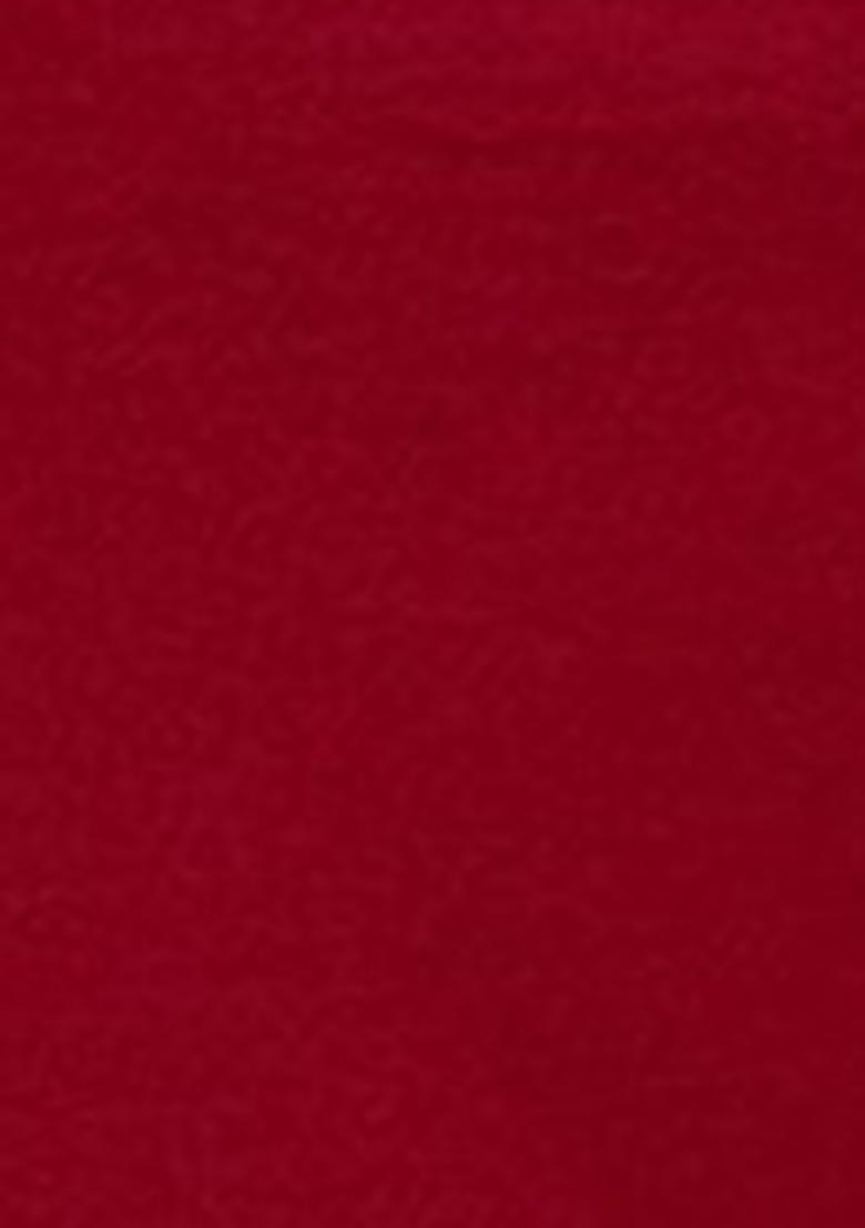 Red Abstract Print Chiffon Saree Set