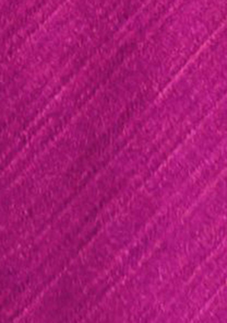 Purple Abstract Print Chiffon Saree Set