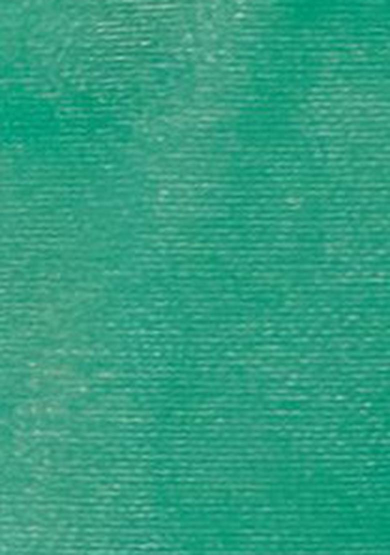 Green Abstract Print Chiffon Saree Set