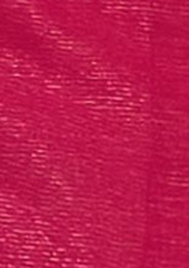 Burgundy Abstract Print Art Silk Saree Set