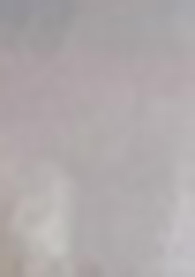 Grey Abstract Print Chanderi Saree Set