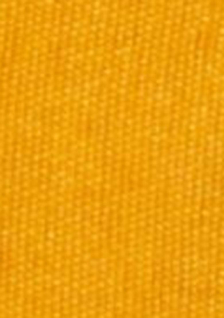 Yellow Abstract Print Georgette Saree Set