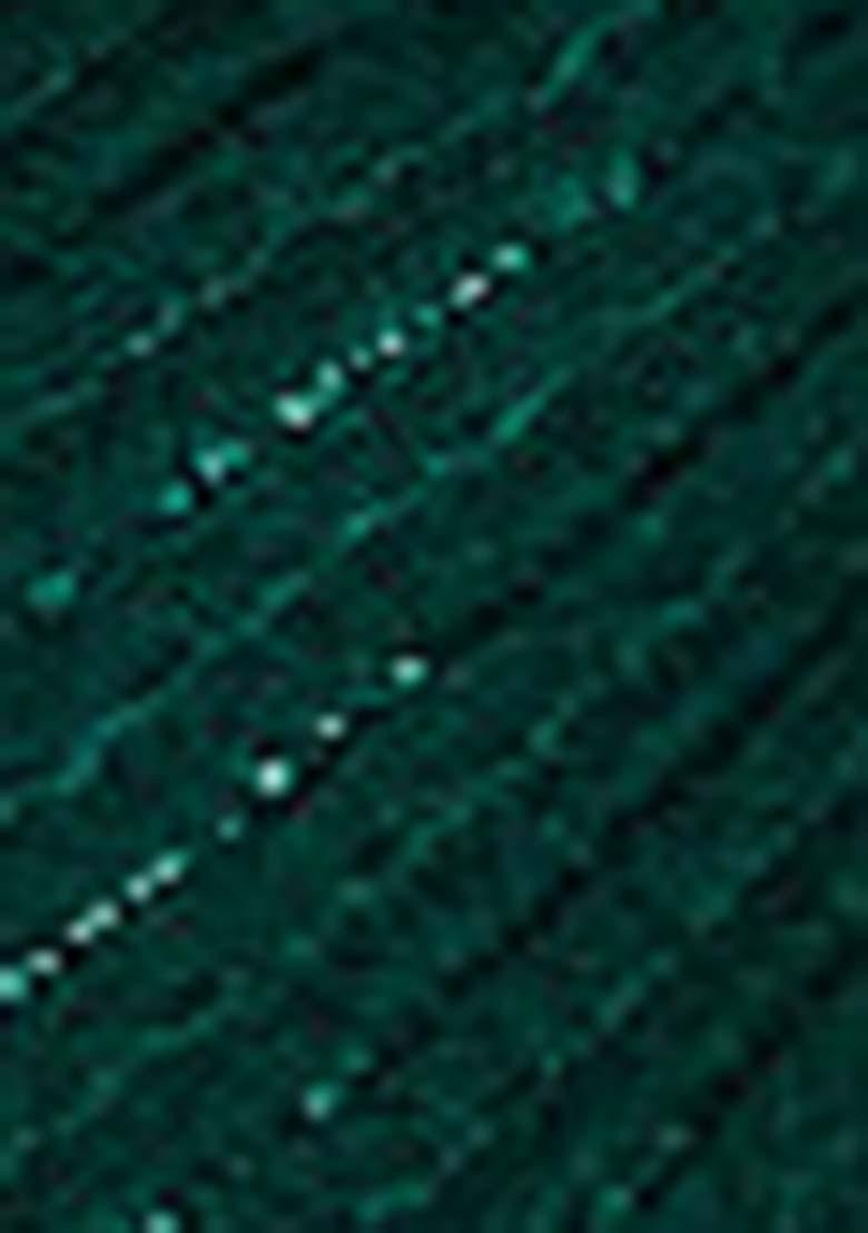 Dark Green Zari Work Georgette Saree Set