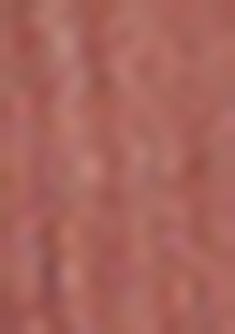 Wine Abstract Print Cotton Saree Set