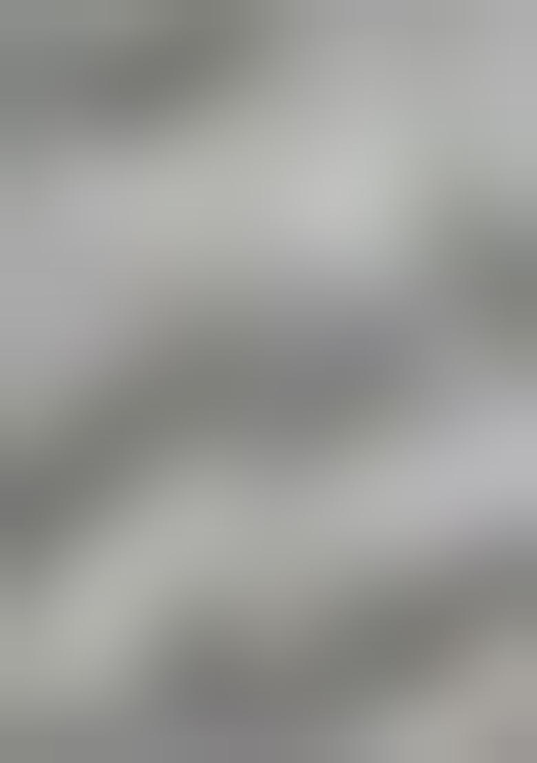 Grey Abstract Print Poly Blend Saree Set