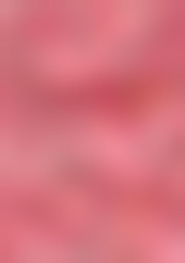 Pink Abstract Print Poly Blend Saree Set