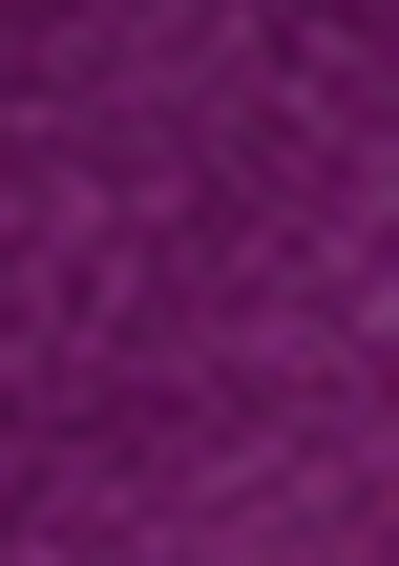 Violet Embroidered Art Silk Saree Set