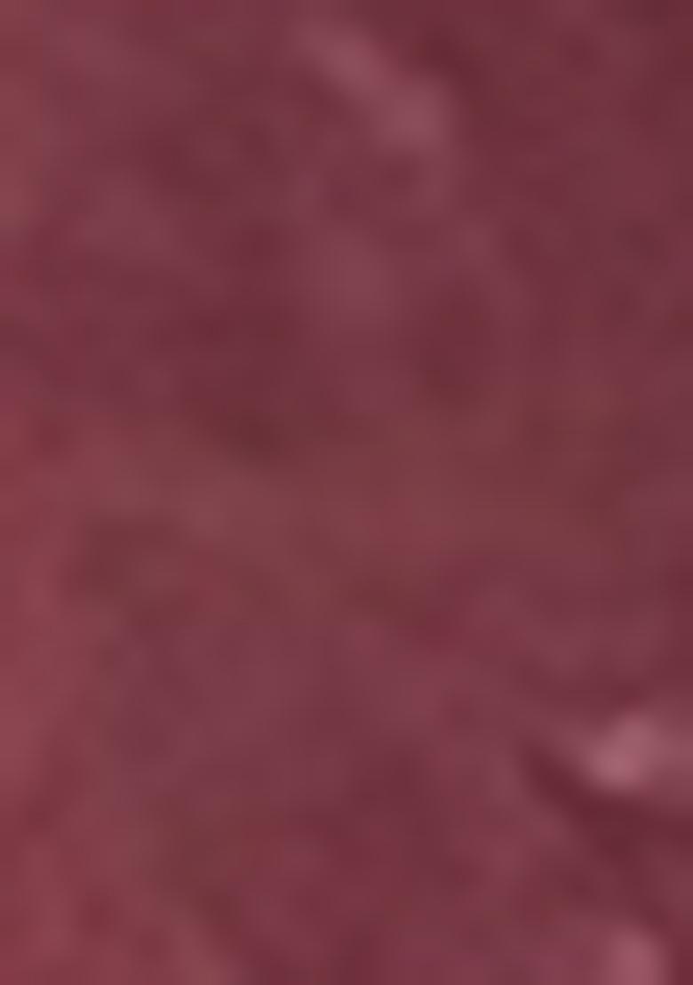 Wine Abstract Print Silk Saree Set