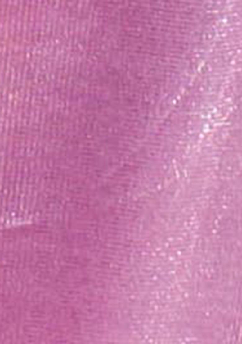 Lavender Weaving Net Saree Set