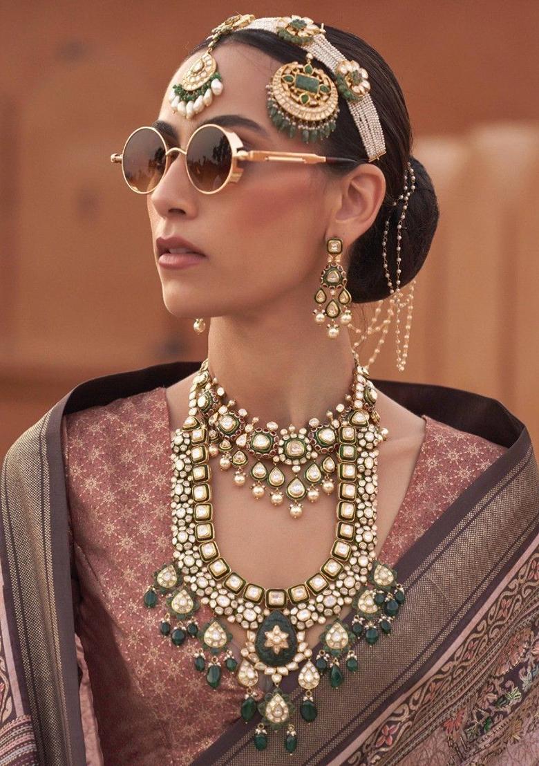 Pink Digital Print Silk Sarees