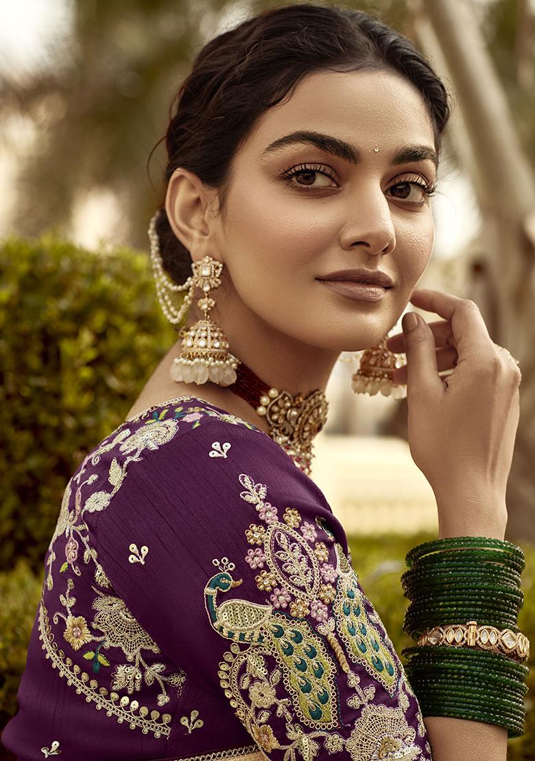 Beige Zari Weaving Silk Sarees