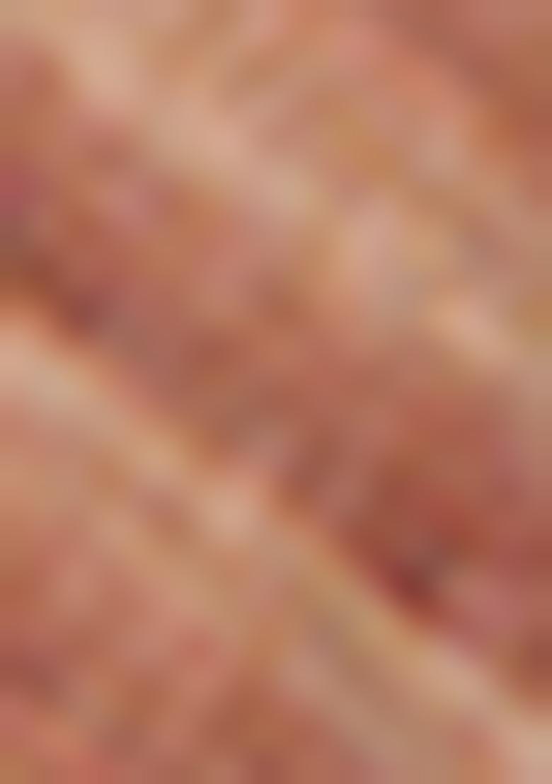 Peach Zari Work Katan Silk Saree Set