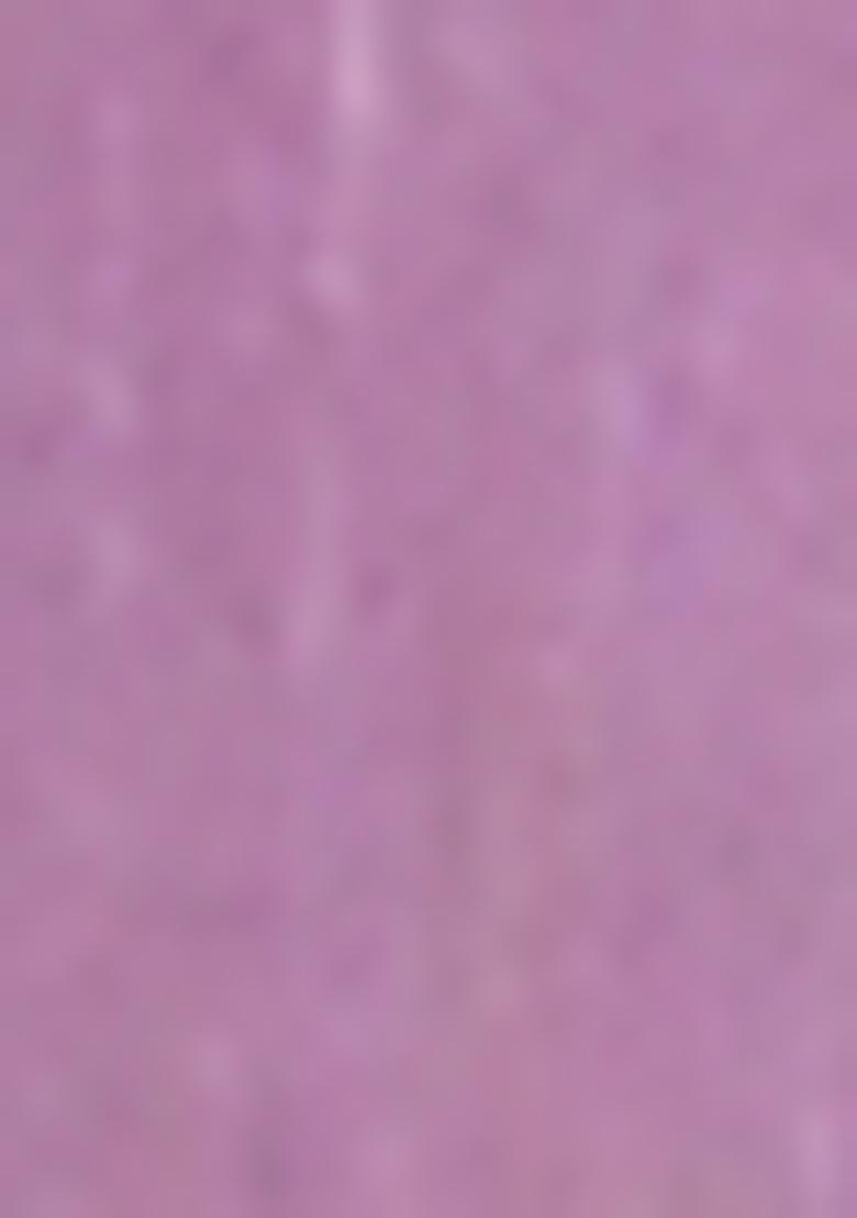 Lavender Thread Embroidered Muga Cotton Saree Set