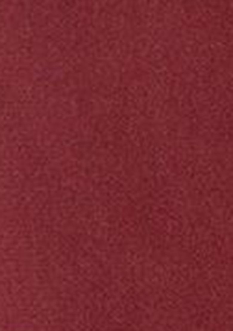 Maroon Embroidered Silk Saree Set