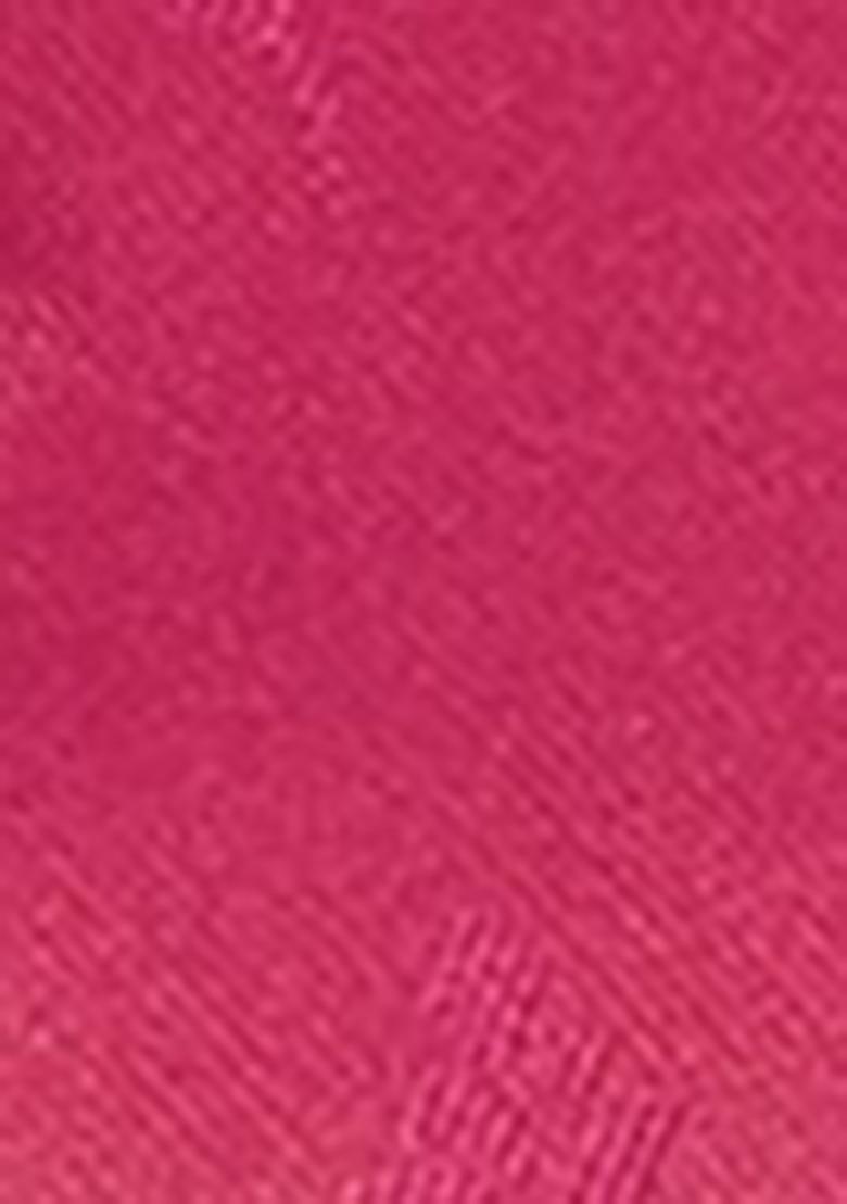 Orange Zari Embroidered Silk Saree Set