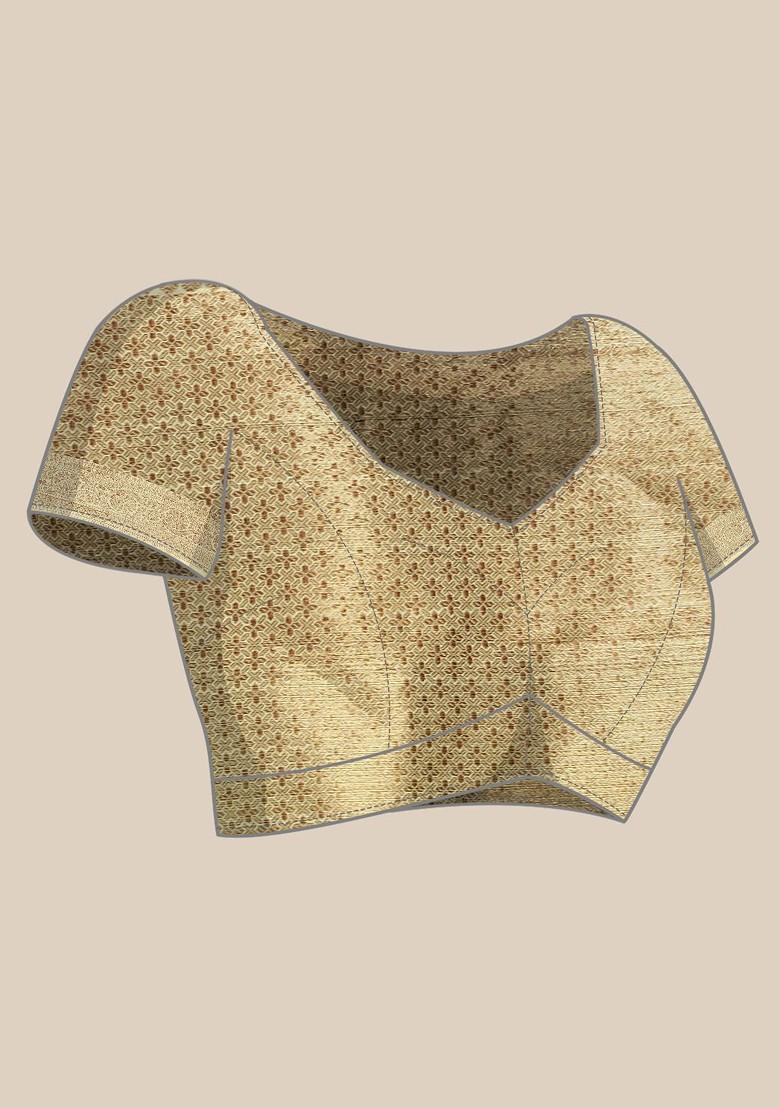 Green Organza Poly Blend Sarees