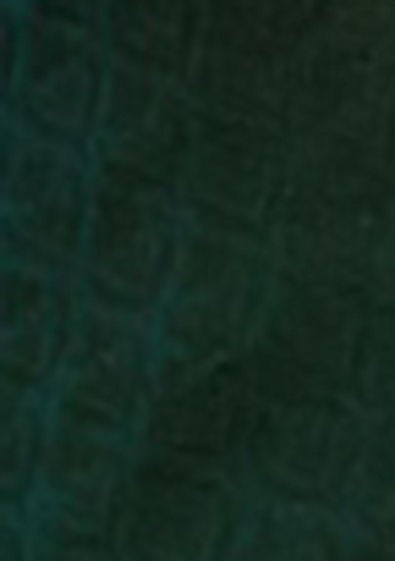 Dark Green Weaving Art Silk Saree Set