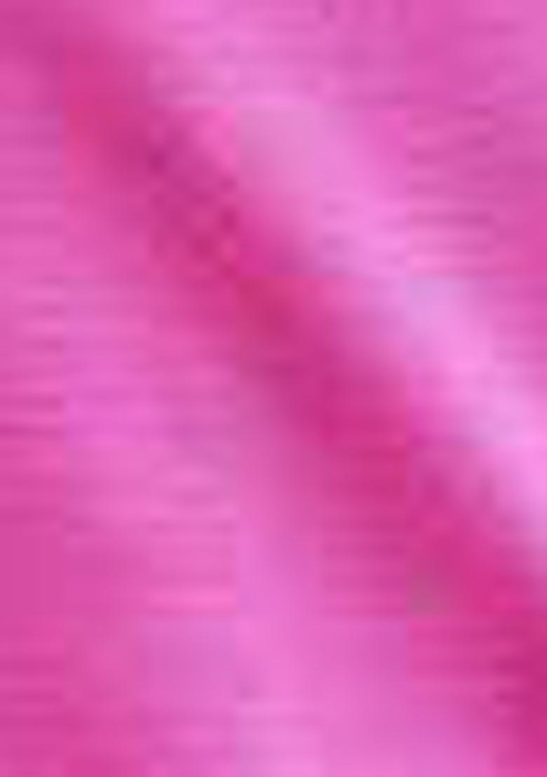 Pink Zari Work Banarasi Silk Saree Set