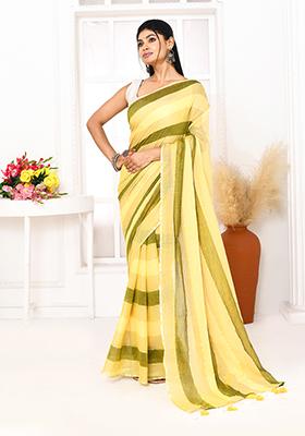 Multi Striped Cotton Saree