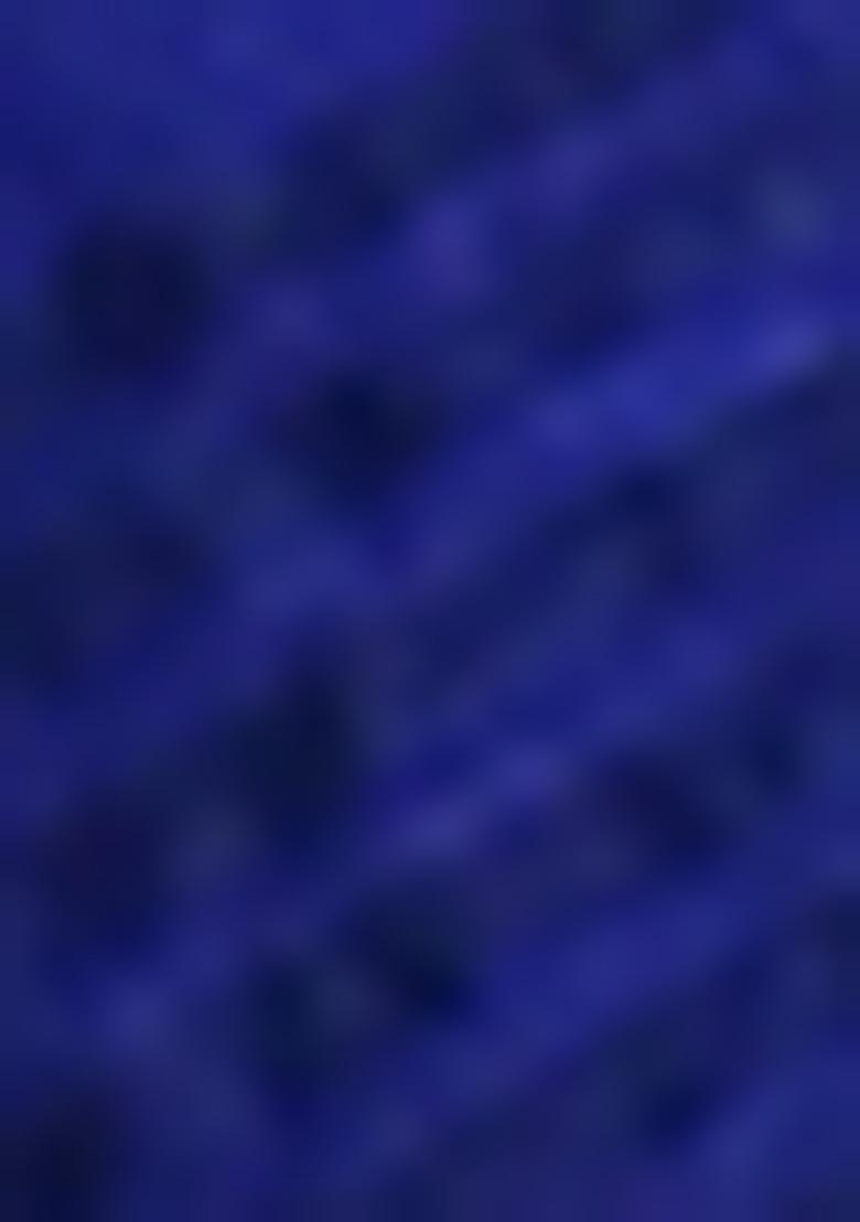 Blue Embroidered Cotton Saree - Indya