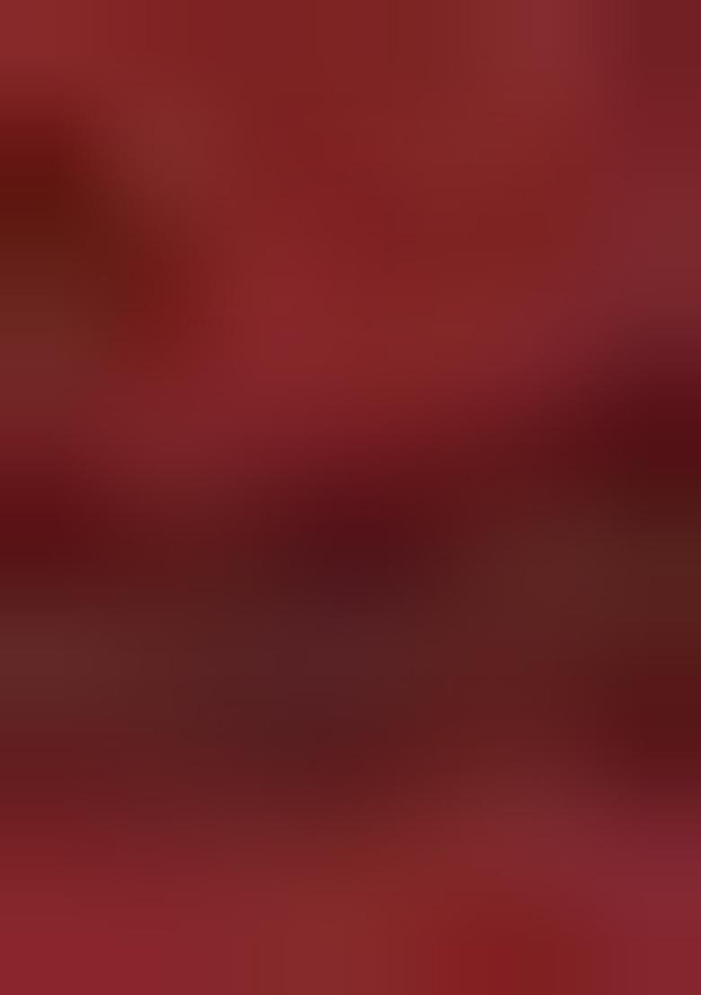 Red Printed Cotton Saree Set