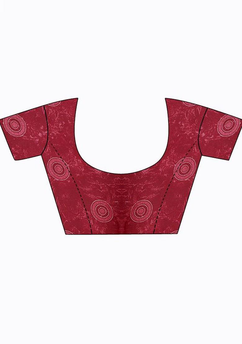 Multi Printed Georgette Saree Set (Set Of 2)