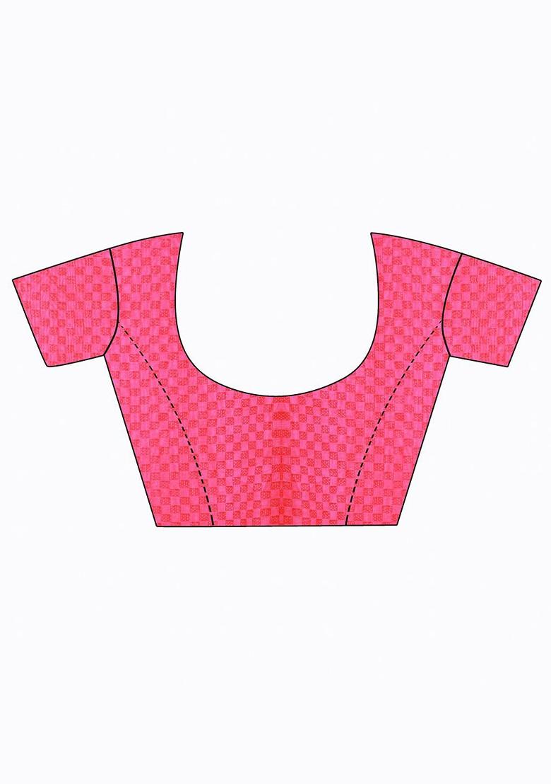 Navy Blue Floral Georgette Saree Set