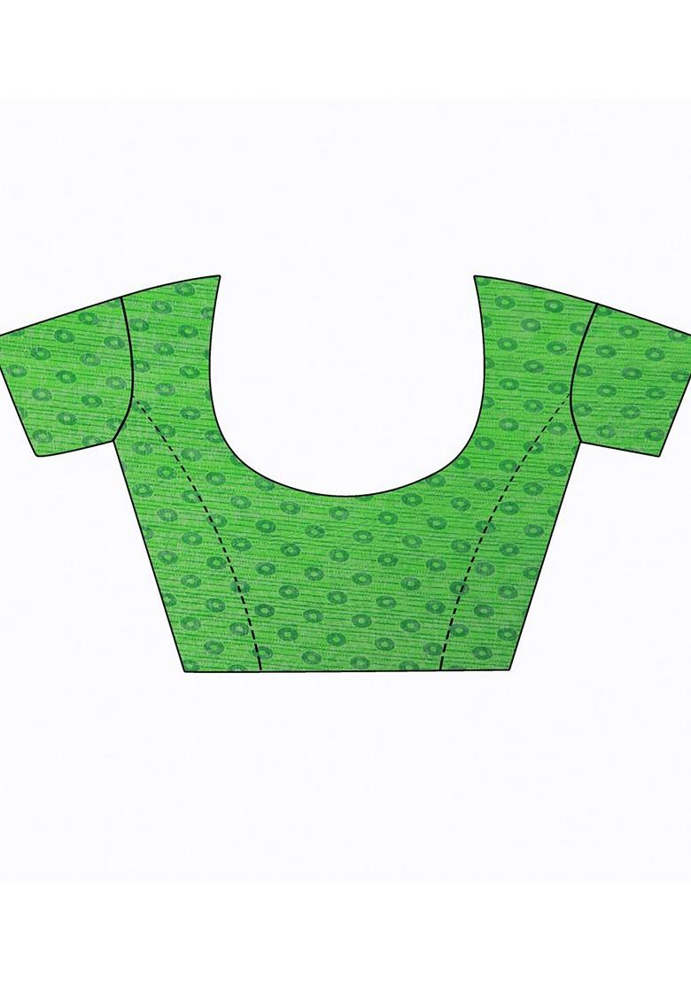 Navy Blue Embroidered Georgette Saree Set