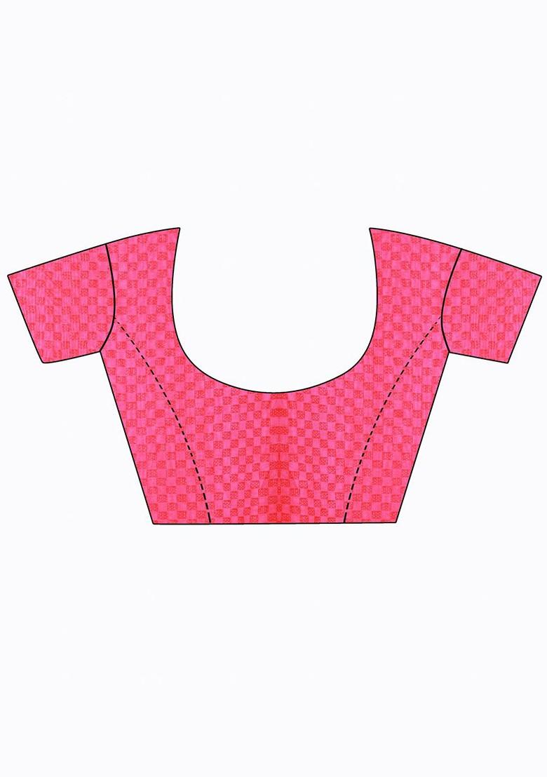 Multi Embroidered Georgette Saree Set (Set Of 2)