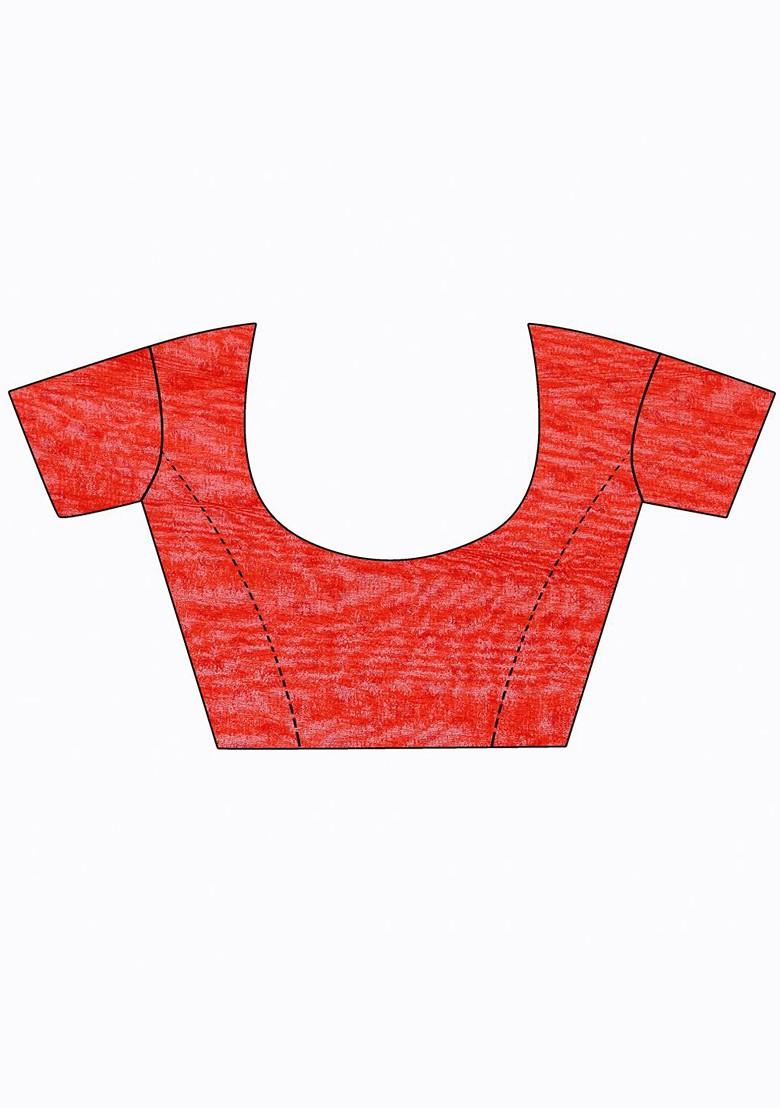 White Embroidered Georgette Saree Set