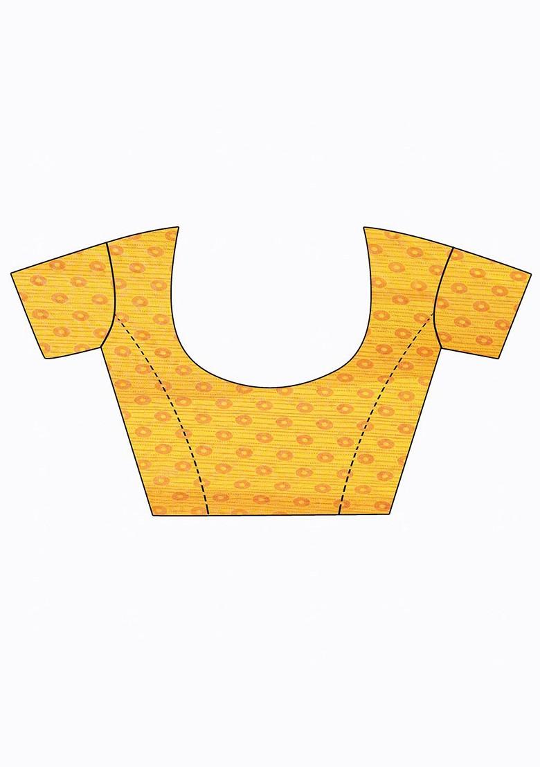 Maroon Embroidered Poly Blend Saree Set