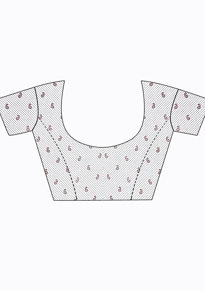 Sea Green Floral Georgette Saree Set (Set Of 2)