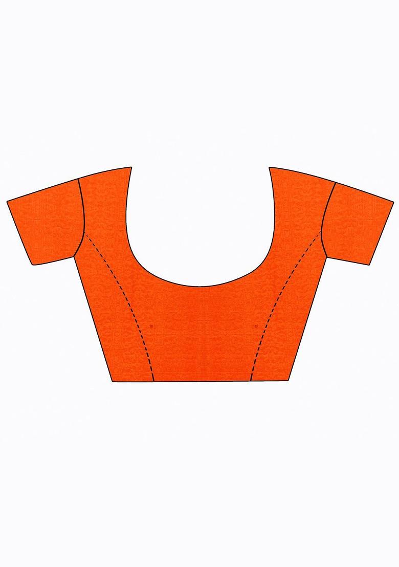 Pink Embroidered Georgette Saree Set