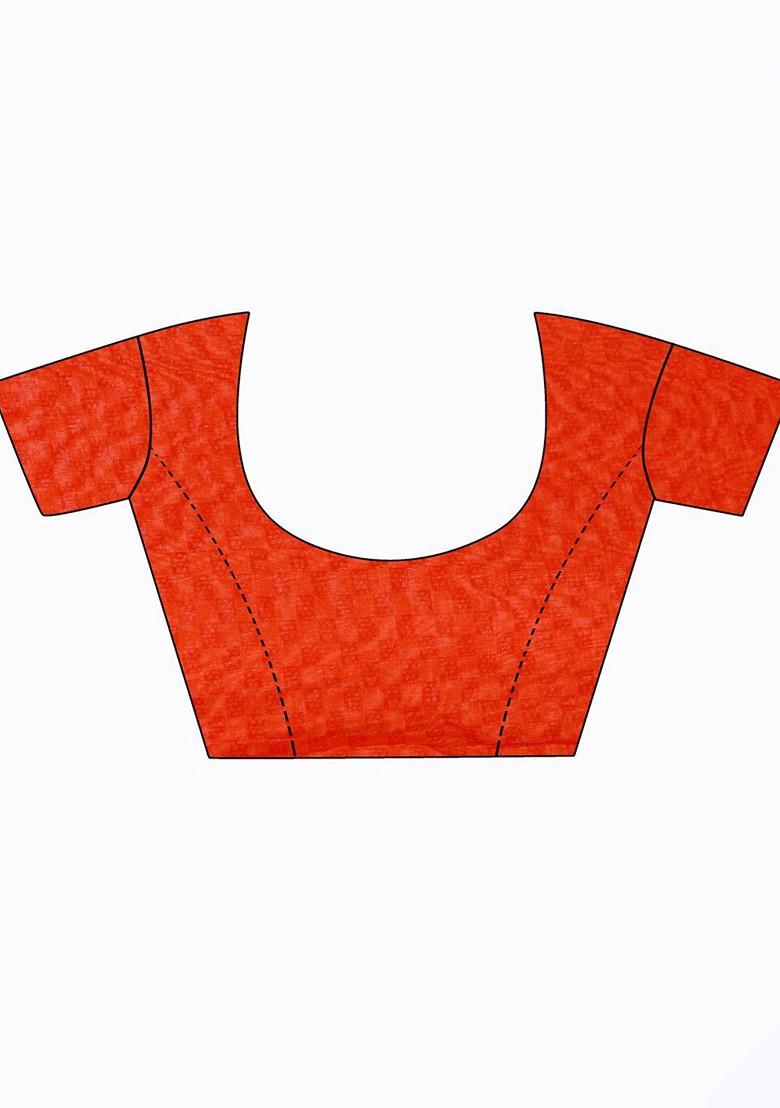 White Embroidered Georgette Saree Set