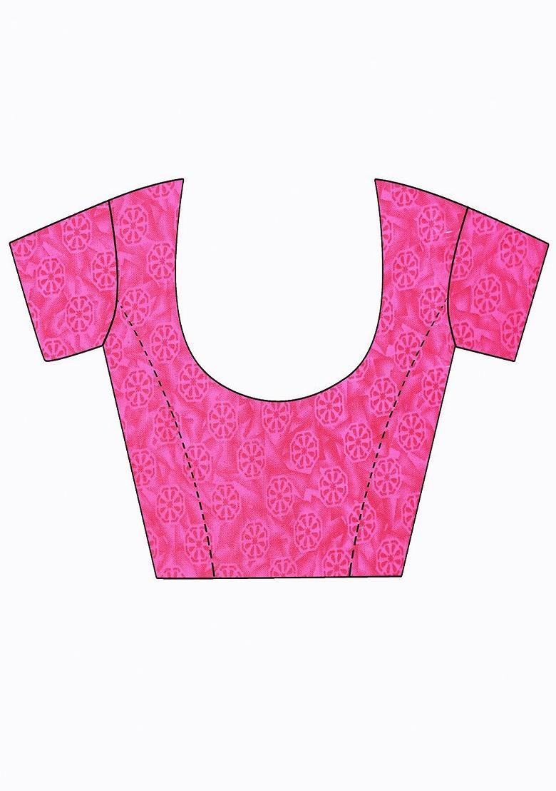 White Embroidered Georgette Saree Set