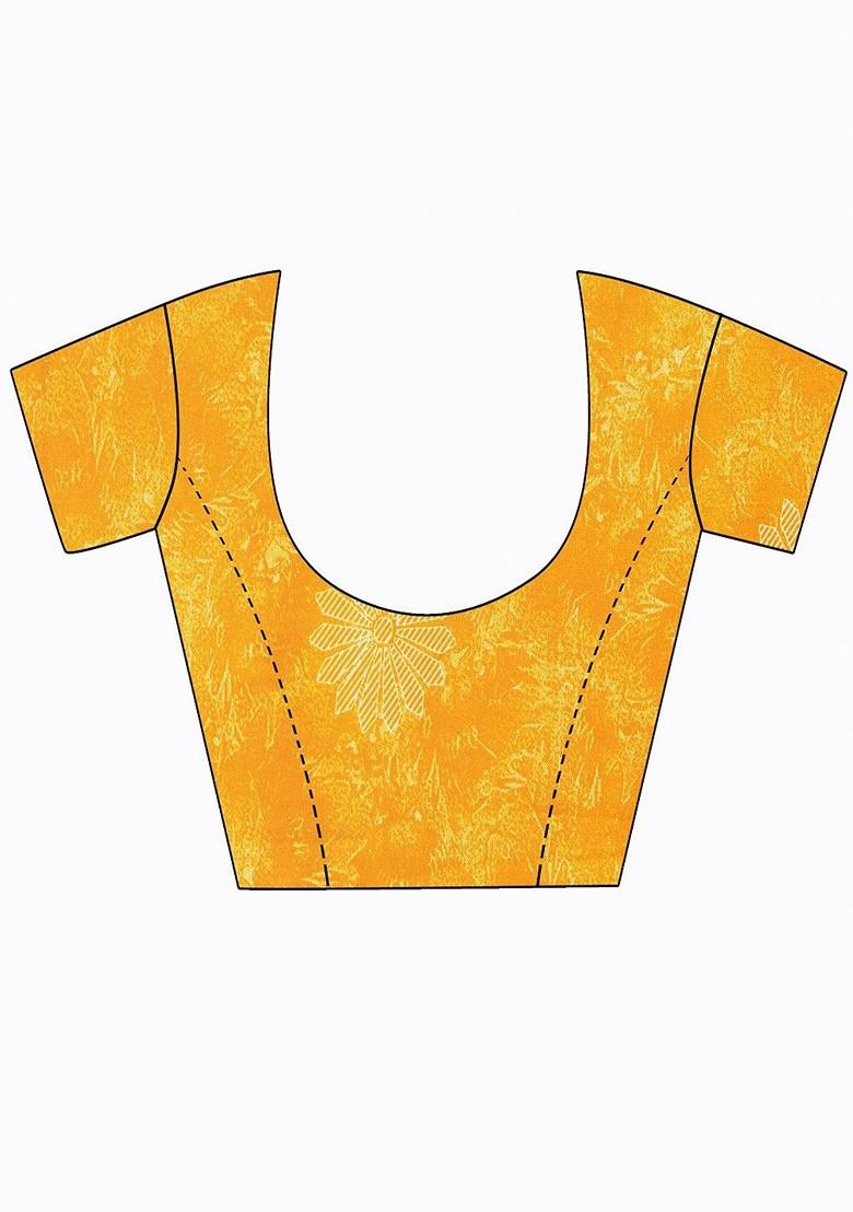 Maroon Embroidered Georgette Saree Set (Set Of 2)