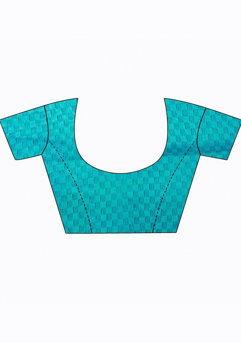 White Floral Georgette Saree Set