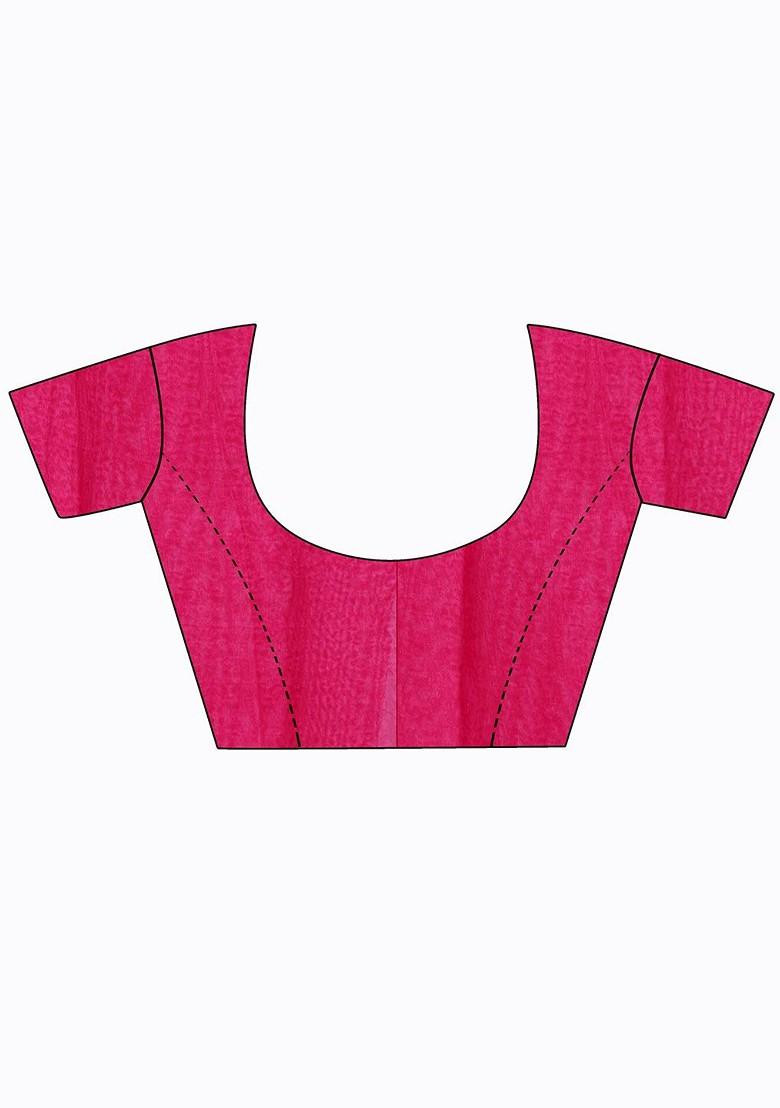 Beige Embroidered Georgette Saree Set (Set Of 2)