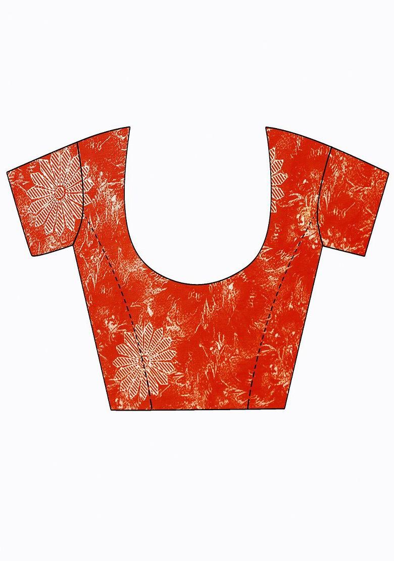 Yellow Embroidered Georgette Saree Set