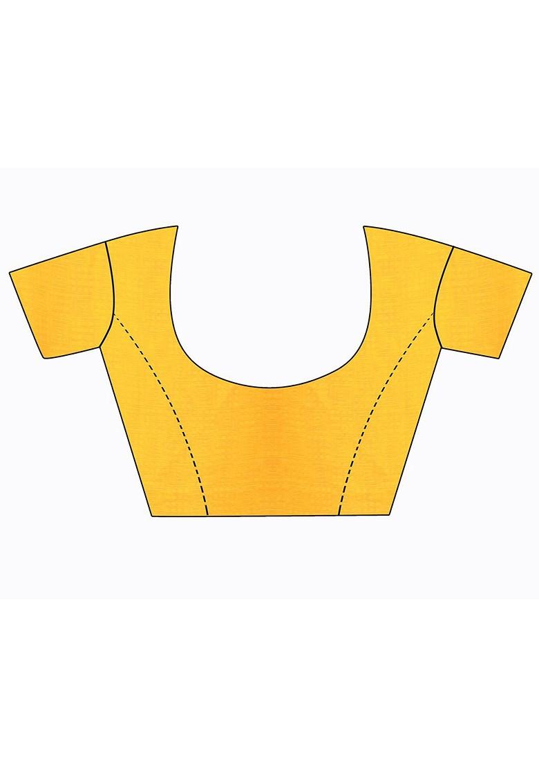 Navy Blue Embroidered Georgette Saree Set