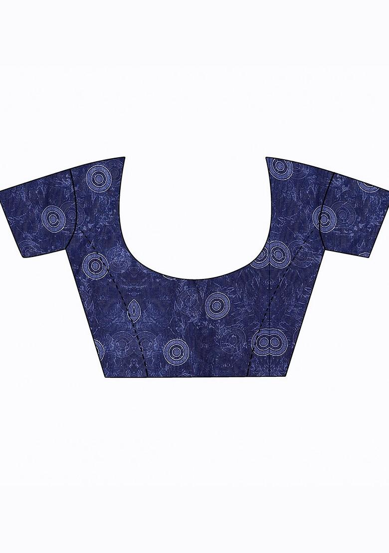 Beige Embroidered Georgette Saree Set