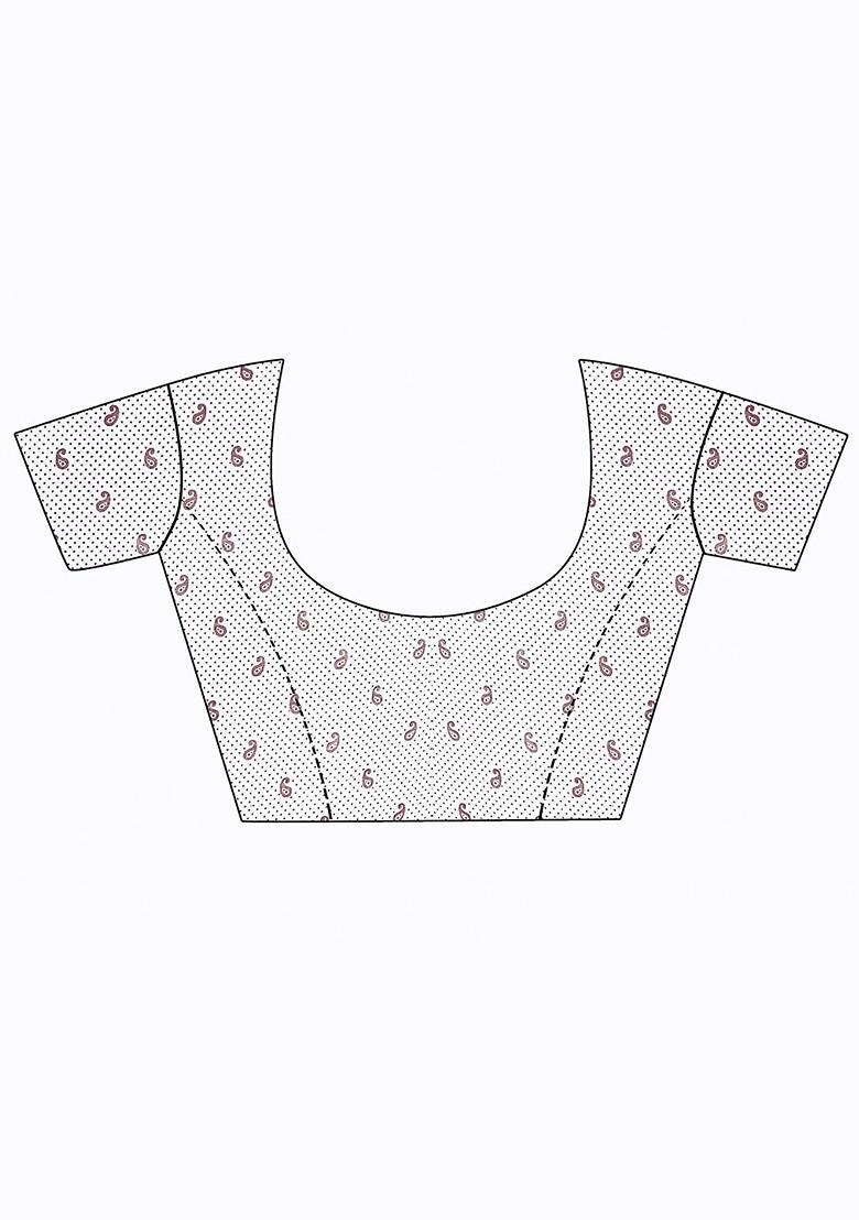 Yellow Embroidered Georgette Saree Set (Set Of 2)