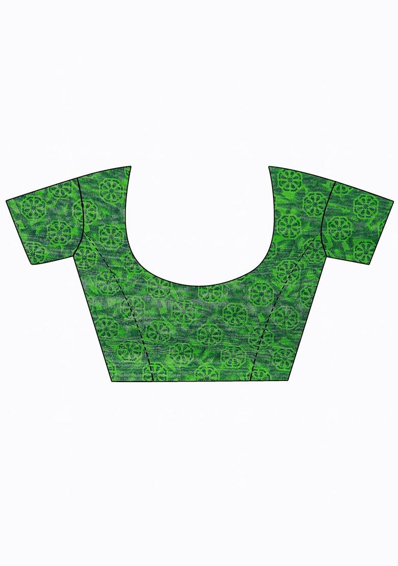 Yellow Embroidered Georgette Saree Set