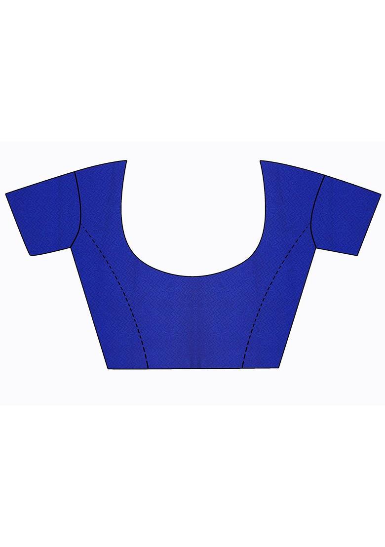 Lime Green Printed Georgette Saree Set (Set Of 2)