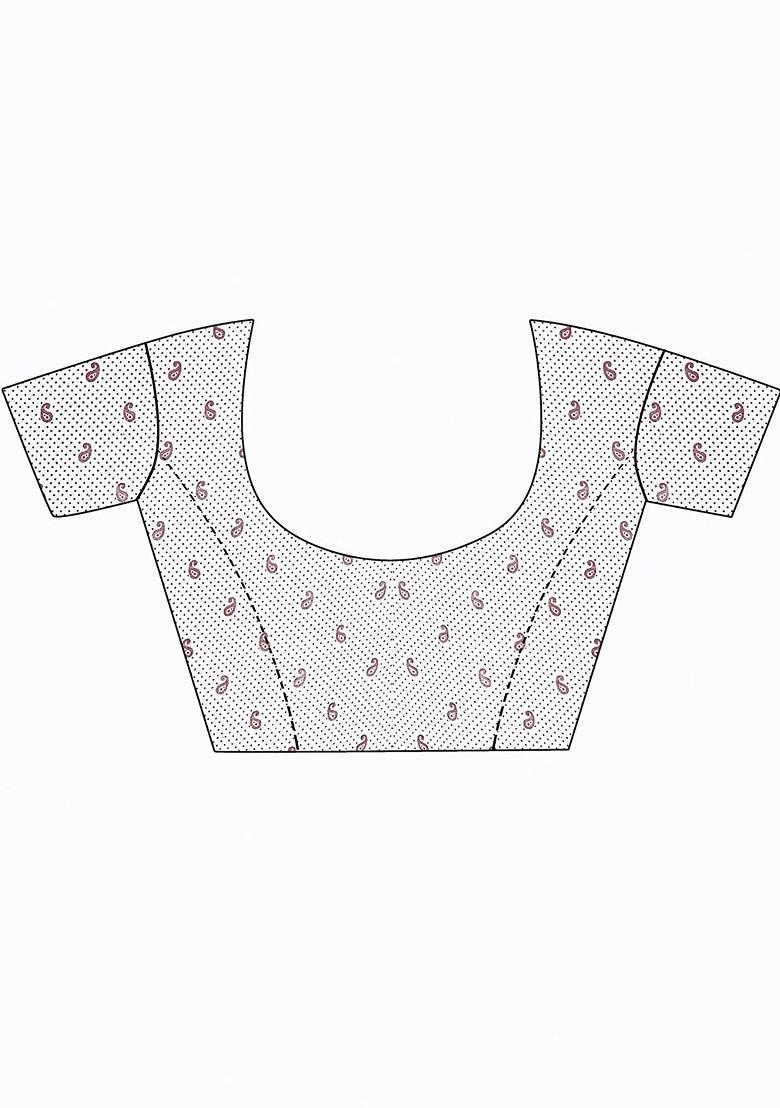 Yellow Floral Georgette Saree Set (Set Of 2)