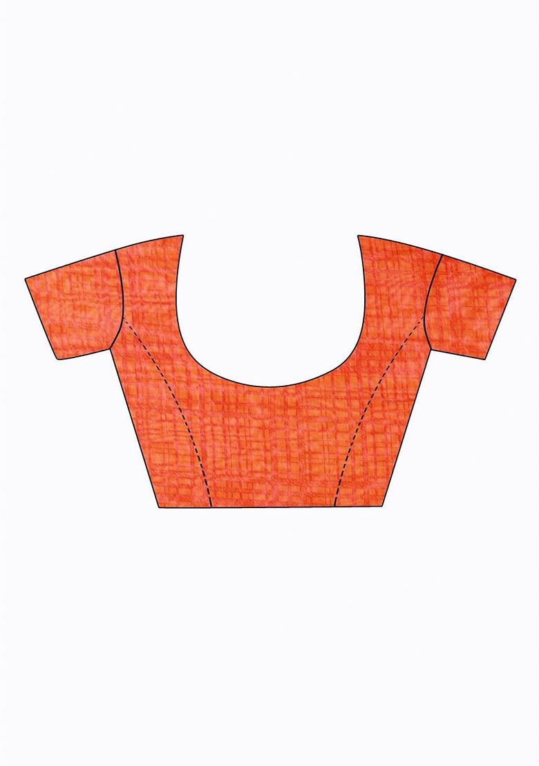 White Floral Georgette Saree Set