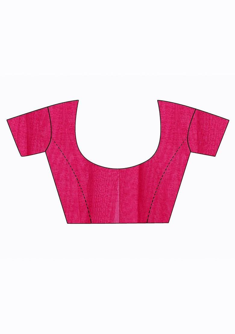 Beige Floral Georgette Saree Set (Set Of 2)