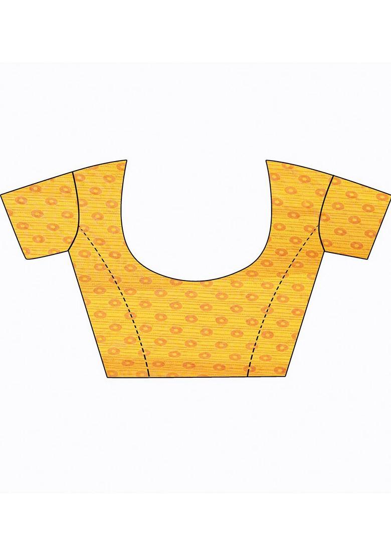 Maroon Embroidered Poly Blend Saree Set