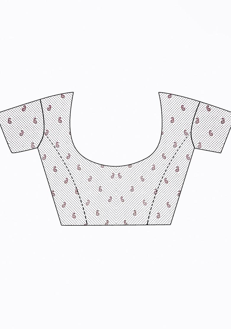 Green Embroidered Georgette Saree Set (Set Of 2)