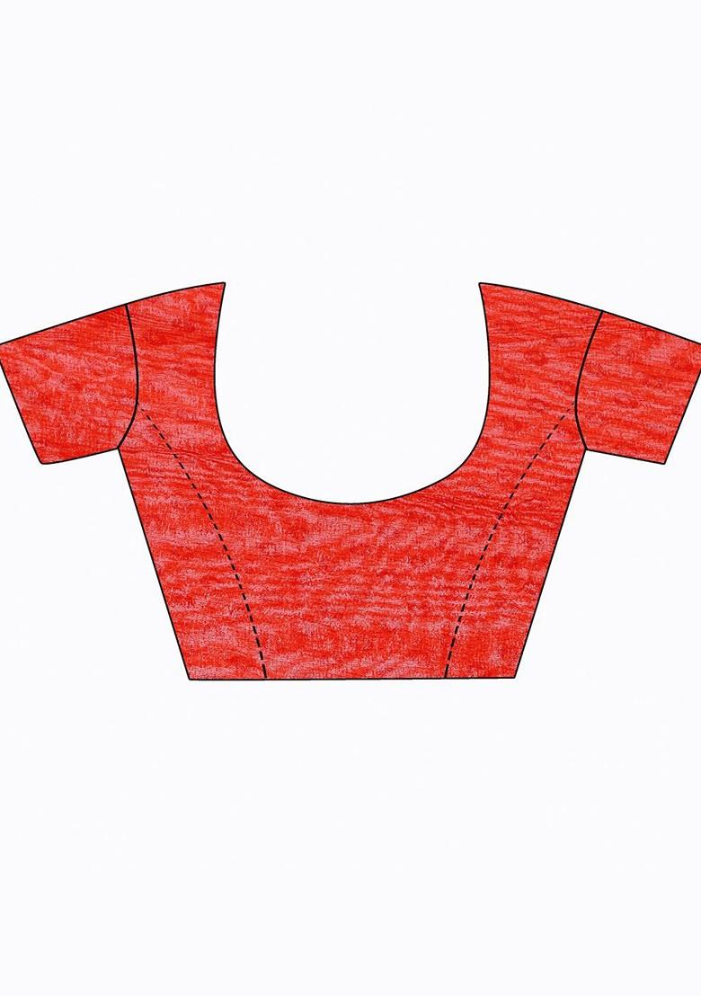 Yellow Embroidered Georgette Saree Set